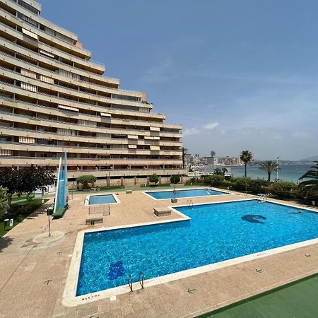 Calpe Apartamento 1A Linea De Playa Piscina Reformado Wifi Aire Luaran gambar